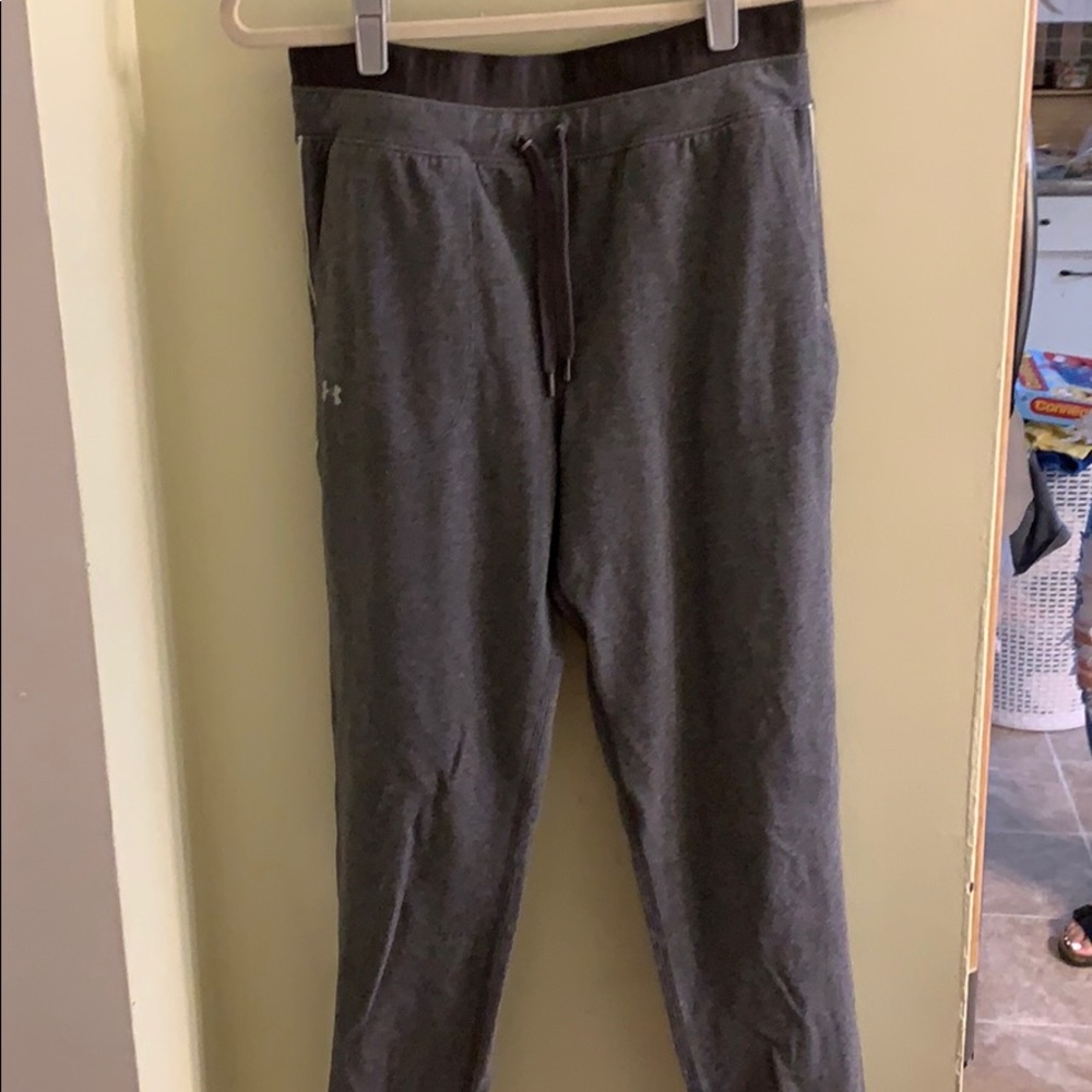 Gray under armour joggers